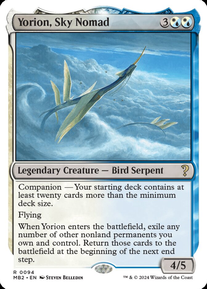 Yorion, Sky Nomad <White-Bordered> [MB2]